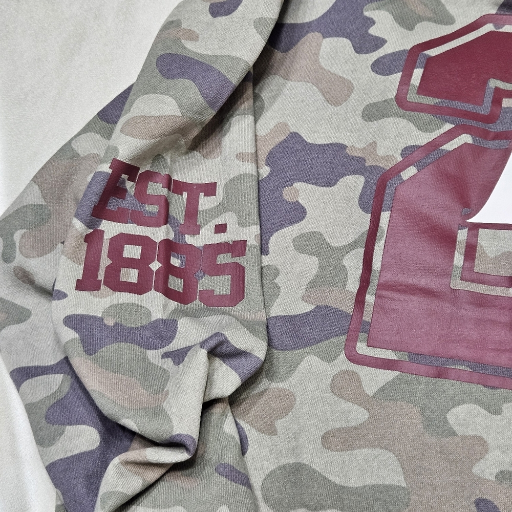NWT Dr pepper Est.1885 Women's Large sweatshirt Camo I'm A Pepper - Picture 6 of 11
